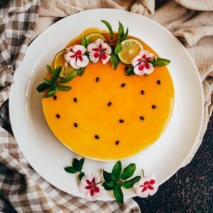 Mango Passion Swirl cake