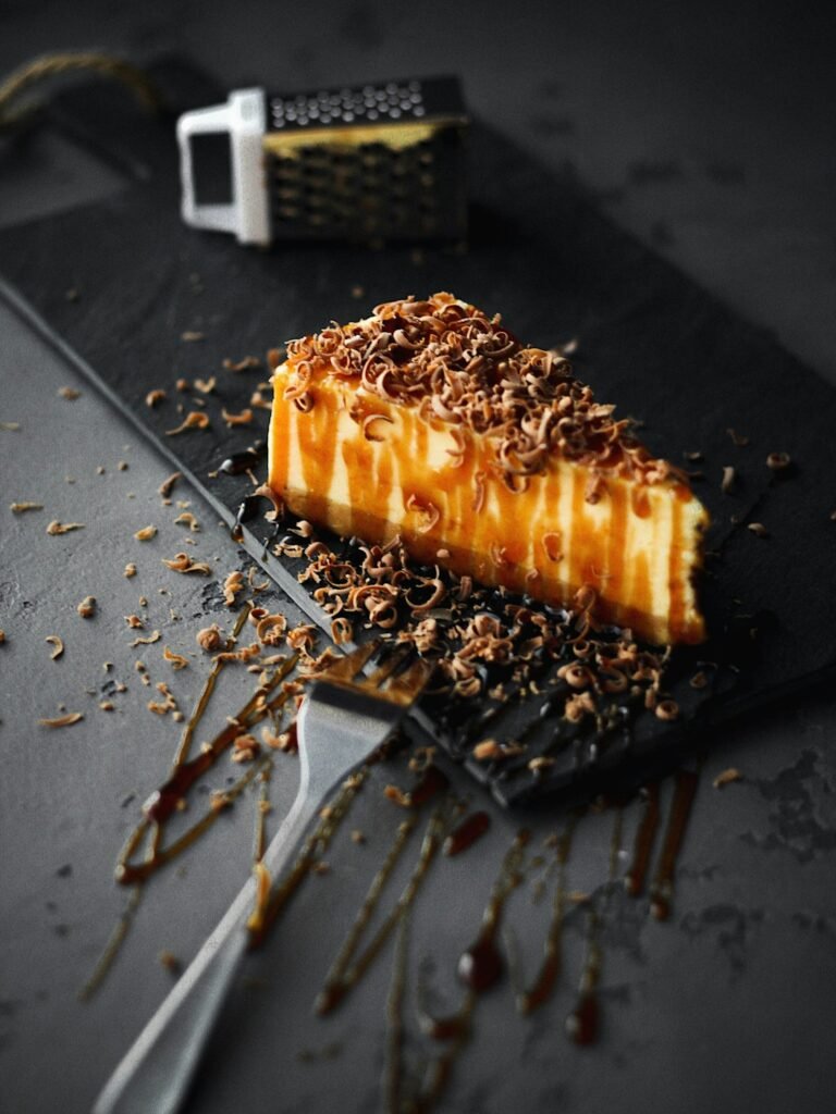 Salted Caramel Delight cake slice